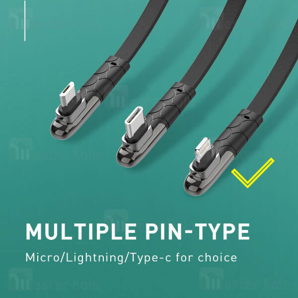 کابل لایتنینگ الدینیو LDNIO LS581 Lightning Fast Charging Data Cable طول 1 متر و شدت جریان 2.4 آمپر